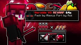 Verzide V3 Revamp [64x] & [16x] w/ Java Hit Particles by Alexuz | MCPE PVP TEXTURE PACK