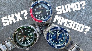 Seiko Marinemaster 300 vs SKX vs Sumo - more expensive = better?