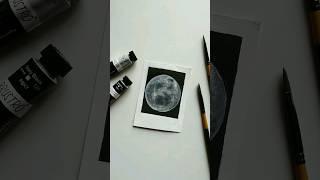 painting of MOON | painting idea #art #painting #shorts