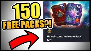 How To Get 150 FREE Hearthstone Packs?! | Hearthstone