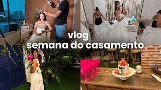 chegou a semana do meu casamento, vestido de noiva, ganhei uma festa surpresa de despedida