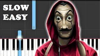 La Casa De Papel - Bella Ciao (SLOW EASY PIANO TUTORIAL) @Showguypianotutorials