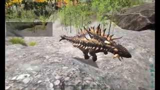 ARK survival evolved Приручение Анкилозавра Ankylosaurus