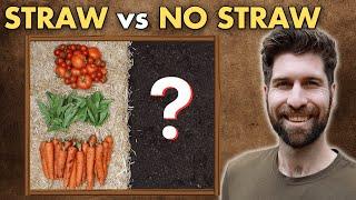 I TESTED growing 5 Crops with and without straw - Here are the results!