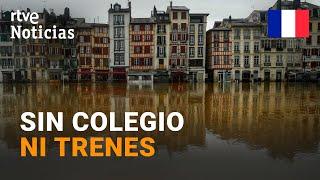 FRANCIA: Las PEORES INUNDACIONES en el SUR y CENTRO-ESTE en 40 AÑOS | RTVE Noticias