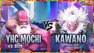 SF6 ▰ Ranked #2 Dhalsim  ( YHC Mochi ) Vs. Akuma ( kawano )『 Street Fighter 6 』