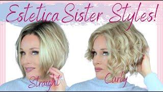 Estetica RYDER & Estetica WYNTER | ARE THEY SISTER STYLES? CURLY & STRAIGHT! | SIDE BY SIDE VIEWS