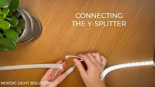 Philips hue gradient lightstrip Connecting Y splitter - splitting Philips hue gradient lightstrip