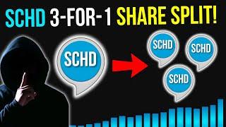 SCHD ETF Announced 3 for 1 Stock Split! THIS IS MEGA BULLISH!