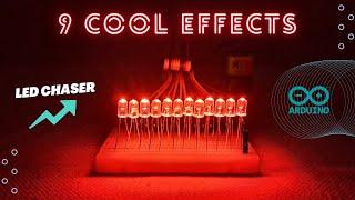 Arduino sequential LED project | led chaser circuit | arduino project |