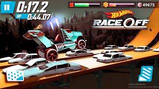 Hot Wheels Race OFF -Rig Storm vs  Poppa Whelie vs CRIATURA // Gameplay Walkthrough