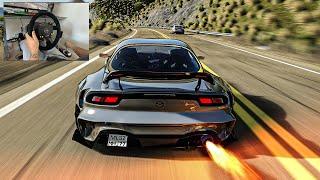 1200HP Mazda RX-7 Hycada Kit - Assetto Corsa | Thrustmaster Wheel Gameplay