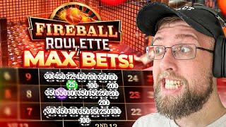 I AM MAX BETTING EVERY NUMBER ON FIREBALL ROULETTE AND SAW BONUS GAME FOR THE FIRST TIME!