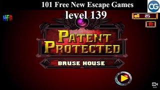 101 Free New Escape Games level 139- Patent Protected  BRUSE HOUSE - Complete Game