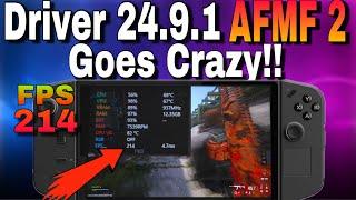 Driver 24.9.1 AFMF 2 Works Perfect On Lenovo Legion Go | MW3 Best AMD Settings