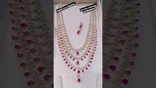 #diamondjewellery #diamonds #gj #gjpolish with #wholesaleprice || #layerjewellery #emrald #ruby #cz