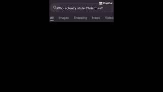 I know who actually stole Christmas