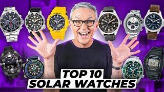 Top 10 Best Affordable Solar Watches! $75 - $500!