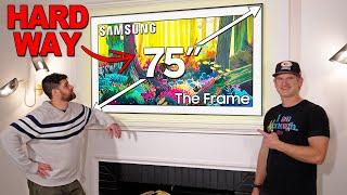 Two Ways to Install The Samsung Frame TV