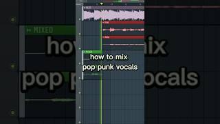 Pop Punk Vocal Chain for FL Studio #flstudio #vocalpreset #mixing #poppunk