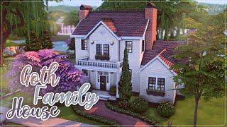 Дом Семьи Гот│Строительство│Goth Family House│SpeedBuild│NO CC [The Sims 4]