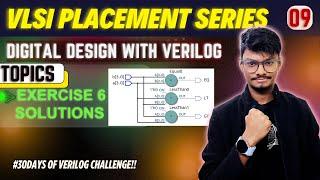 9. Verilog Exercises Solutions : Subtractor, Comparator, Counter, Synthesis | #30daysofverilog