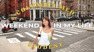 Columbia med student weekend in my life (conference, museums, going out, studying, so much more)