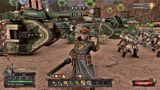 Astra Militarum Vs Blood Angels in EPIC Warhammer 40,000 Battlesector Battle Gameplay