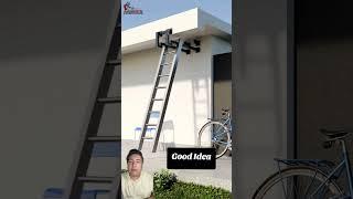 Backyard Staircase Built Into Wall #engineering #construction #home