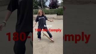 how to 180 no comply skateboarding