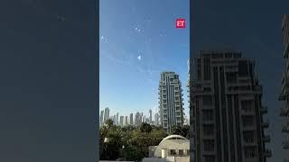 Watch: Barrage of Iranian missiles lights up West Bank skies amid rising Israel-Iran tensions