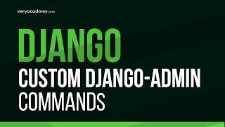 Learn Django - Build a custom command