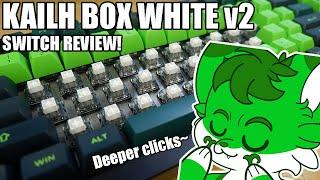 Kailh BOX White v2 - "BLACK INKS" of CLICKY SWITCHES?! (Clicky gang reviews)