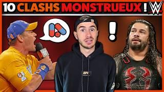 10 clashs MONSTRUEUX à la WWE !