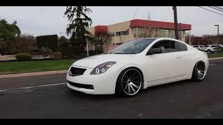 Audra's Nissan Altima Coupe Slammed on Rohana Wheels (2018)