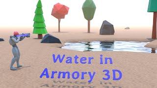 How to color grade water in Armory 3D game engine with blender