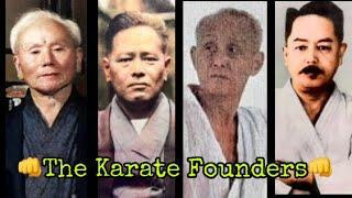 [KARATE MONTAGE] • Founders of The Major Okinawan/Japanese Karate Styles 空手