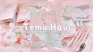 Huge Temu HAUL | Selfcare, miscellaneous and stationery ˚୨୧⋆｡˚