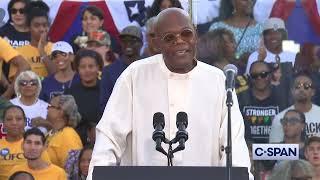 Samuel Jackson addresses Atlanta Georgia rally with Kamala Harris and Barack Obama FULL REMARKS