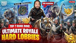 RANK #5 ULTIMATE ROYALE | AJ TOP 4 KRNA HAI | CONQUEROR CHALLENGE | TMG MARKHOR | PUBG Live Stream