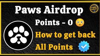 paws aidrop new task | paws zero points solution |