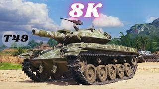 T49  8K Damage & T49 compilation  World of Tanks #wot