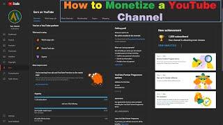 How to apply YouTube Monetization 2024