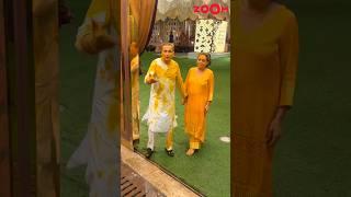 Anil Ambani & Tina Ambani LEAVE with Haldi on their face & body post attending Anant-Radhika's Haldi