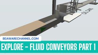 Fluid Conveyors | Part 1 | Fluid Simulation | flexsim training | flexsim basics | LeanSimCorp