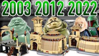 LEGO Star Wars BOBA FETT's/JABBA's PALACE Comparison! (4480, 9516, 75326 | 2003, 2012, 2022)