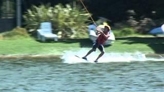 Yelkencinin Wakeboard Resitali Hürcan Büberci