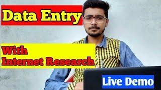 Internet Research Skills class 1, Data Entry Demo