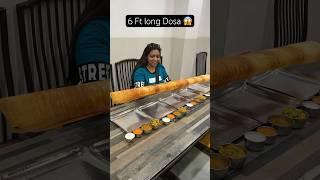 6 Ft long masala Dosa in | #youtubeshorts #shortsfeed #streetfood #viral #shorts #youtube #south