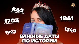 Все даты для экзамена | История ЕГЭ 2023 | Умскул